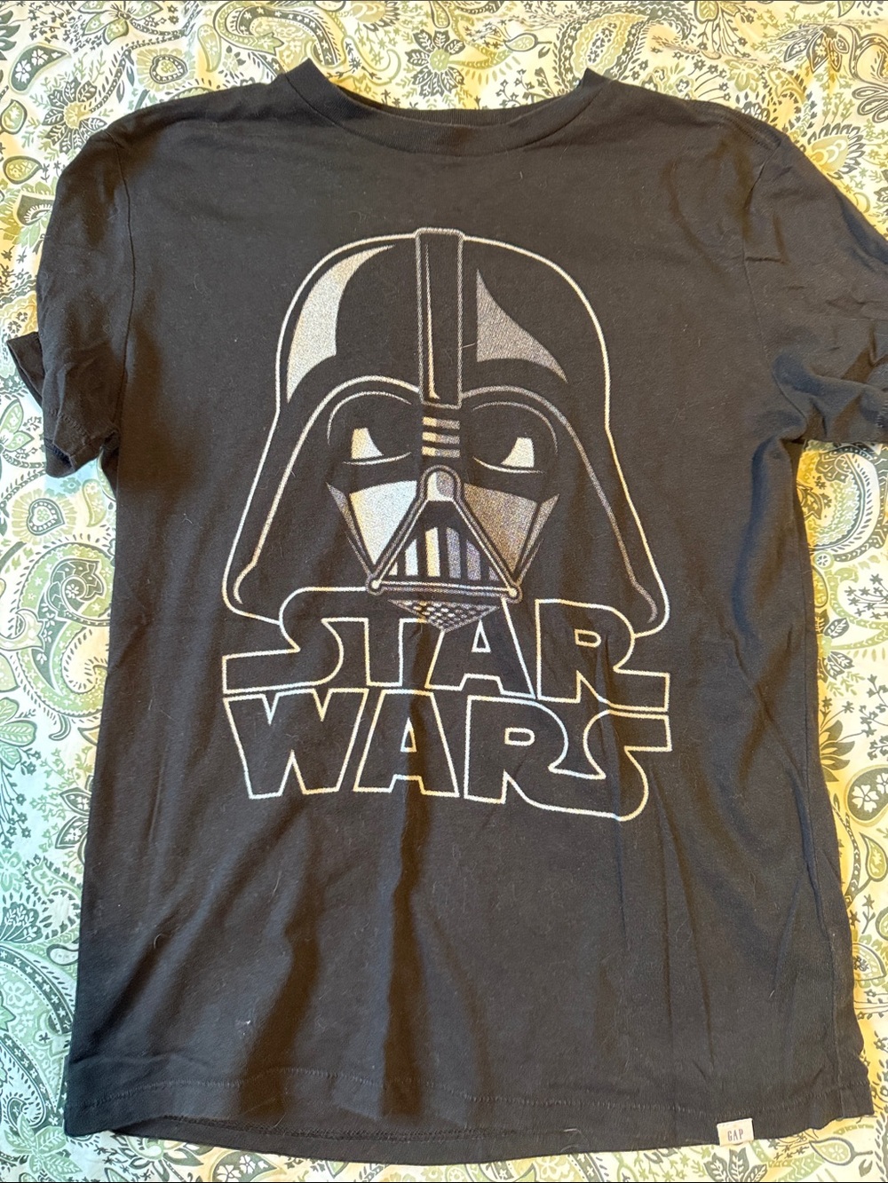 GAP Black Star Wars Darth Vader Graphic Tee